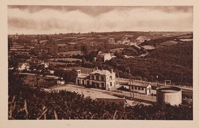 Cartolis Landivisiau (Finistère) - La Gare des chemins de fer de l'Etat Paris-Brest