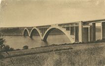 Cartolis Plougastel-Daoulas (Finistère) - Pont Albert Louppe, sur l'Elorn long. 900 m., haut ...