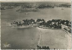 Cartolis Dinard (Ille-et-Vilaine) - Vue aérienne. La Plage, le Casino, la Piscine, la ...