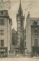 Cartolis Morlaix (Finistère) - Le Clocher et le calvaire de Sainte Melaine