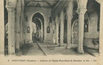 Cartolis Pont-Croix (Finistère) - Intérieur de l'Eglise de Notre-Dame de Roscudon,  ...