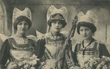 Cartolis Pont-Aven (Finistère) - La Reine des Fleurs d'Ajoncs et ses Demoiselles d' ...