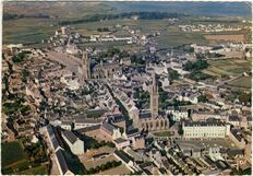 Cartolis Saint-Pol-de-Léon (Finistère) - Vue générale sur le Kreisker, la Cathédrale et  ...