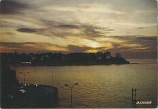 Cartolis Dinard (Ille-et-Vilaine) - Coucher de soleil sur la pointe de la Madeleine