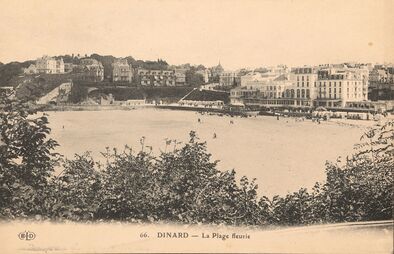 Cartolis Dinard (Ille-et-Vilaine) - La Plage fleurie