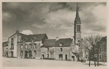 Cartolis Carentoir (Morbihan) - La Place et l'Eglise