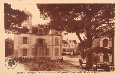 Cartolis Dinard (Ille-et-Vilaine) - Hôtel de la Mer et ses jardins