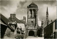 Cartolis Locronan (Finistère) - L'église (XVe-XVIe s.) et la chapelle du Pénity  ...