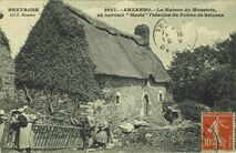 Cartolis Arzano (Finistère) - La Maison du Moustoir, où habitait Marie l'héro� ...