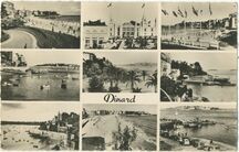 Cartolis Dinard (Ille-et-Vilaine) - Descente à la Plage Le Casino La Plage