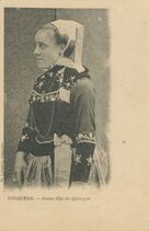 Cartolis Quimper (Finistère) - Jeune fille de Quimper