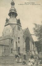 Cartolis Pont-l'Abbé (Finistère) - La Rosace et le Clocher de l'Eglise des Carmes