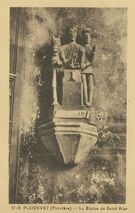 Cartolis Plozévet (Finistère) - La statue de Saint Alar