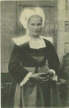 Cartolis Riec-sur-Belon (Finistère) - Jeune fille de Riec (Finistère)
