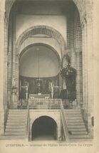 Cartolis Quimperlé (Finistère) - Intérieur de l'Eglise Sainte-Croix.