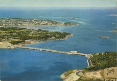 Cartolis Dinard (Ille-et-Vilaine) - Le Barrage de l'Usine Marémotrice de la RANCE sit ...