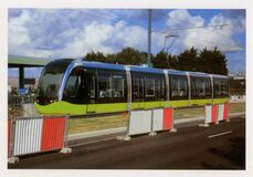 Cartolis Brest (Finistère) - Arrivée du tram : premiers essais.