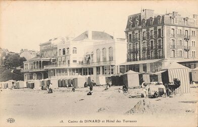 Cartolis Dinard (Ille-et-Vilaine) - Casino de DINARD et Hôtel des Terrasses