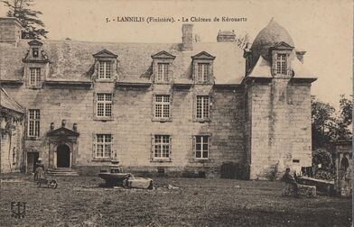 Cartolis Lannilis (Finistère) - Château de Kérouartz