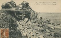 Cartolis Plougasnou (Finistère) - La Falaise et l'Abri du Bateau de Sauvetage