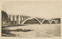 Cartolis Plougastel-Daoulas (Finistère) - Le Pont vu des grèves du Rody
