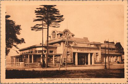 Cartolis Dinard (Ille-et-Vilaine) - Le Casino de la Vicomté