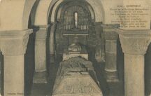 Cartolis Quimperlé (Finistère) - Crypte de la Basilique Sainte-Croix Art Byzantin d ...