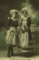 Cartolis Aucune (Finistère) - Jeunes Filles du Pays des Fleurs d'Ajoncs