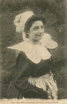 Cartolis Rosporden (Finistère) - Jeune fille de Rosporden (Finistère)
