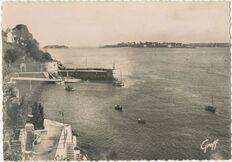 Cartolis Dinard (Ille-et-Vilaine) - La promenade au clair de lune et l'embarcadère de ...