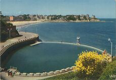 Cartolis Dinard (Ille-et-Vilaine) - La Plage de l'Ecluse