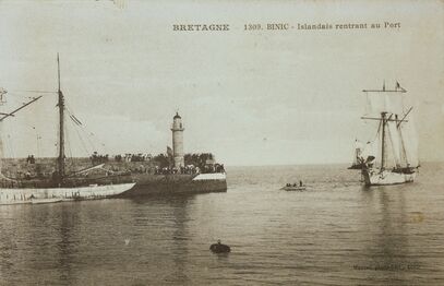 Cartolis Binic (Côtes d'Armor) - Islandais rentrant au Port