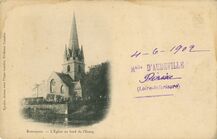 Cartolis Rosporden (Finistère) - L'Église au bord de l'Étang