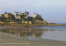 Cartolis Dinard (Ille-et-Vilaine) - Plage de l'Ecluse