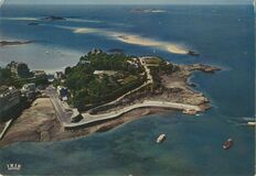 Cartolis Dinard (Ille-et-Vilaine) - Le Bec de la Vallée à mer basse