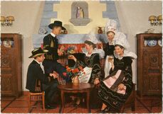 Cartolis Elliant (Finistère) - Coiffe et costume d'ELLIANT - 29