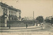 Cartolis Dinard (Ille-et-Vilaine) - L'Hôtel du Casino et le Boulevard de l'Ecluse