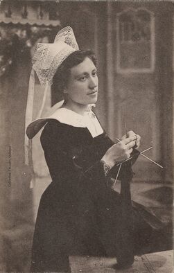 Cartolis Pont-Aven (Finistère) - Jeune Fille de PONT-AVEN