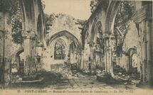Cartolis Pont-l'Abbé (Finistère) - Ruines de l'ancienne Eglise de Lambourg.