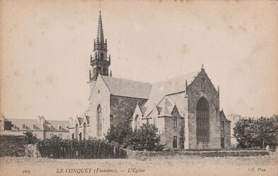 Cartolis Le Conquet (Finistère) - L'Eglise