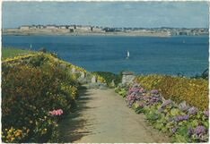 Cartolis Dinard (Ille-et-Vilaine) - La Rance et Saint-Malo vue prise de la pointe du M ...