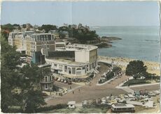 Cartolis Dinard (Ille-et-Vilaine) - Plage de l'Ecluse et la Malouine