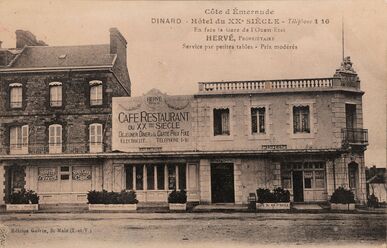 Cartolis Dinard (Ille-et-Vilaine) - Hôtel du XXe SIECLE - Téléphone 1 16