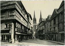 Cartolis Quimper (Finistère) - Vieilles maisons de la rue Kéréon