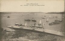 Cartolis Dinard (Ille-et-Vilaine) - La Cale à mer basse et la Rade
