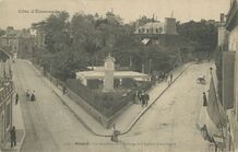 Cartolis Dinard (Ille-et-Vilaine) - Le carrefour de l'Horloge et l'Agence John Lecoq