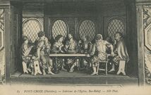 Cartolis Pont-Croix (Finistère) - Intérieur de l'Eglise, Bas-Relief.