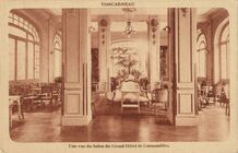 Cartolis Concarneau (Finistère) - Une vue du Salon du Grand Hôtel de Cornouailles.