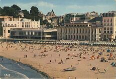 Cartolis Dinard (Ille-et-Vilaine) - La Plage de l'écluse, perspective sur la Ville