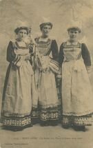 Cartolis Pont-Aven (Finistère) - La Reine des Fleurs d'ajoncs et sa cour